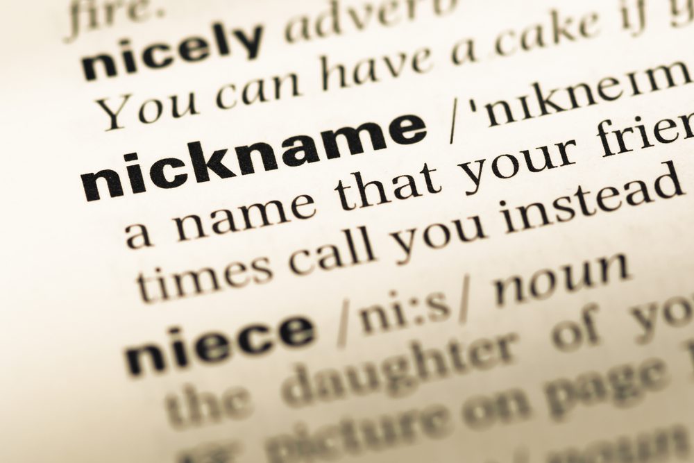 nicknames