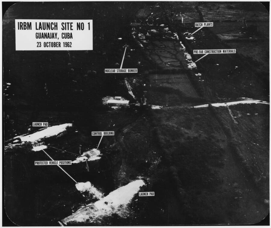 File:Aerial Photograph of Intercontinental Range Ballistic Missile Launch Site Number One at Guanajay, Cuba - NARA - 193934.tif